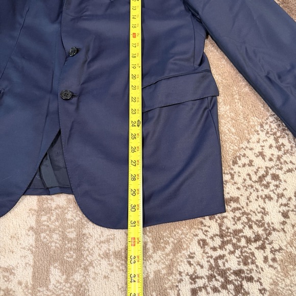 Brioni 2 Piece Suit Italy Men's Blue Two Button Wool 44R 36x30 Luxury Old Money - Picture 6 of 16